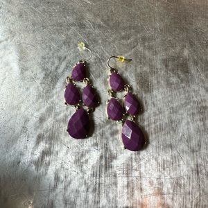 Purple Earrings